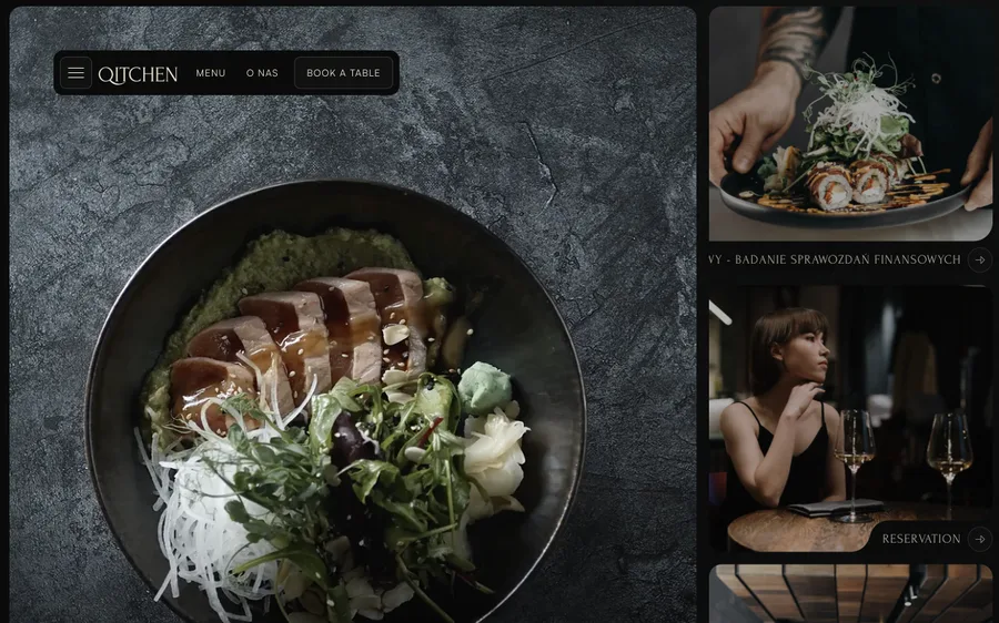 QITCHEN — strona restauracji sushi